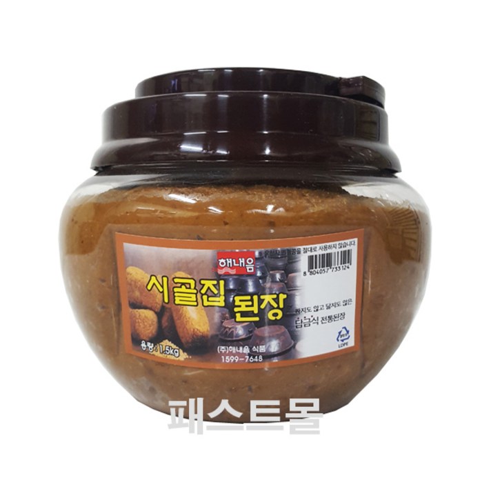 해내음 시골집 메주된장 1.5kg, 1개