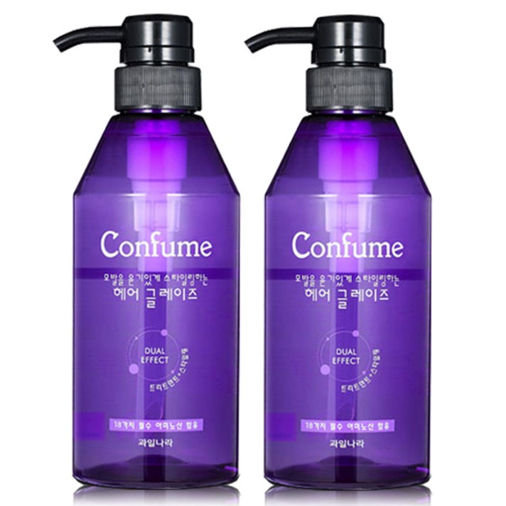 과일나라 컨퓸 헤어 글레이즈, 400ml, 2개