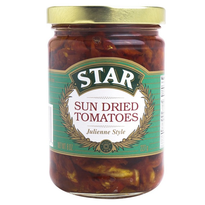 Star Fine Foods 선 드라이드 토마토 줄리엔 스타일, 227g, 1개