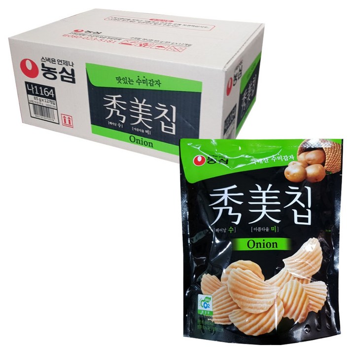 농심 수미칩 어니언, 85g, 12개입