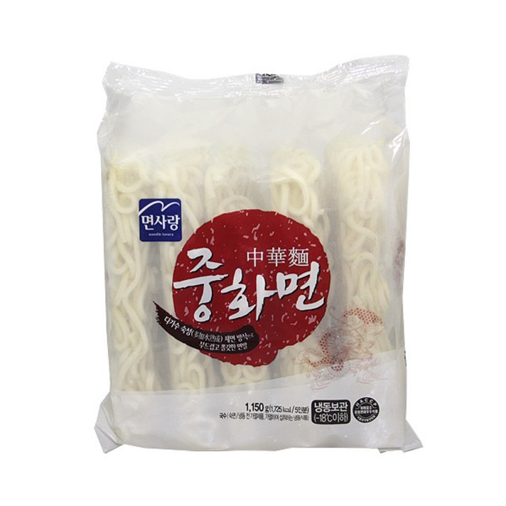 (3개묶음)냉동면사랑 중화면1150g 면사랑 중화면 EBK-20013 중화요리 자장면 우동면