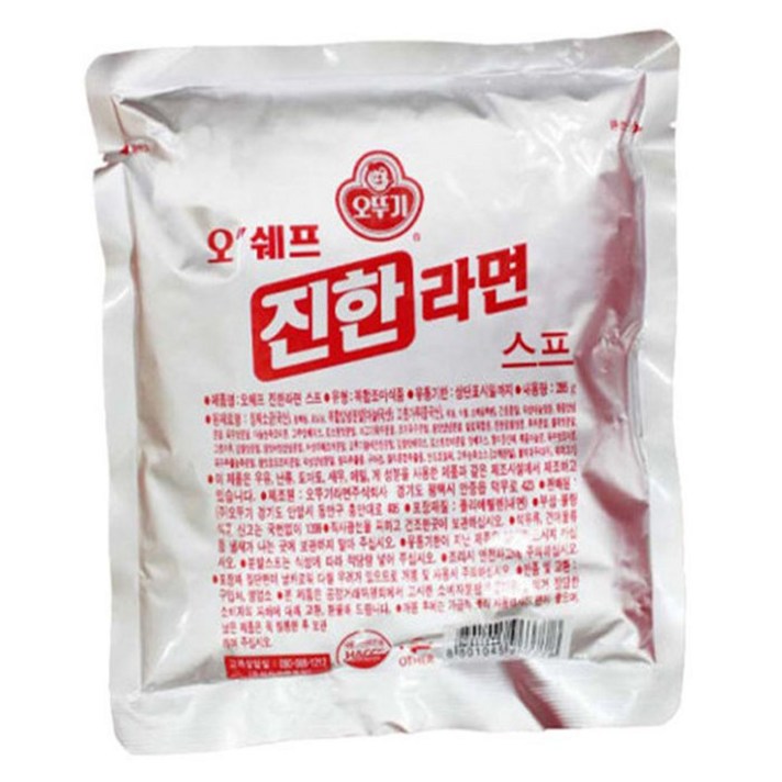 오뚜기 오쉐프 진한라면 스프, 285g, 30개