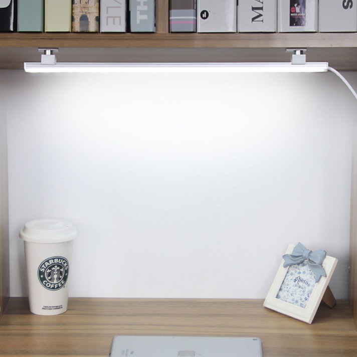 CSHINE LED 독서실 조명 독서등 스탠드조명 책상조명 밝기조절 시력보호, 52CM(3색변경