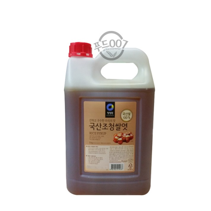 대상 청정원 국산 조청쌀엿 5kg, 1개