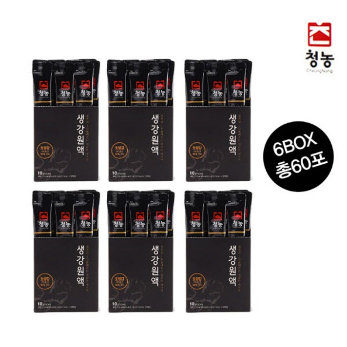 청농 생강원액 스틱, 11ml, 60개입