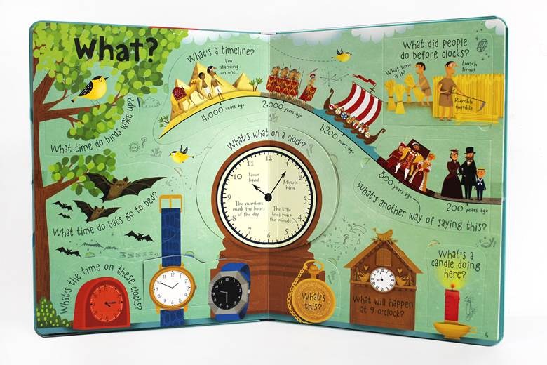NEW) usborne Lift-the-flap Questions and Answers big Board book 5set