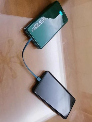 30000mAh 대용량 보조배터리 66W 고속충전 모든 휴대폰에 적합, 그린 이미지