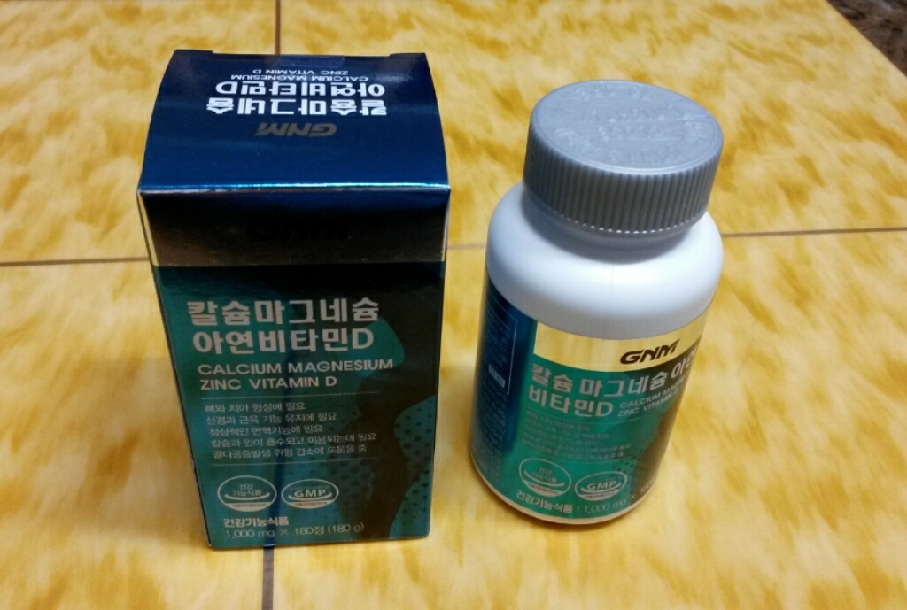 [N자연의품격] 칼슘 마그네슘 아연 비타민D 90정1병 / 망간