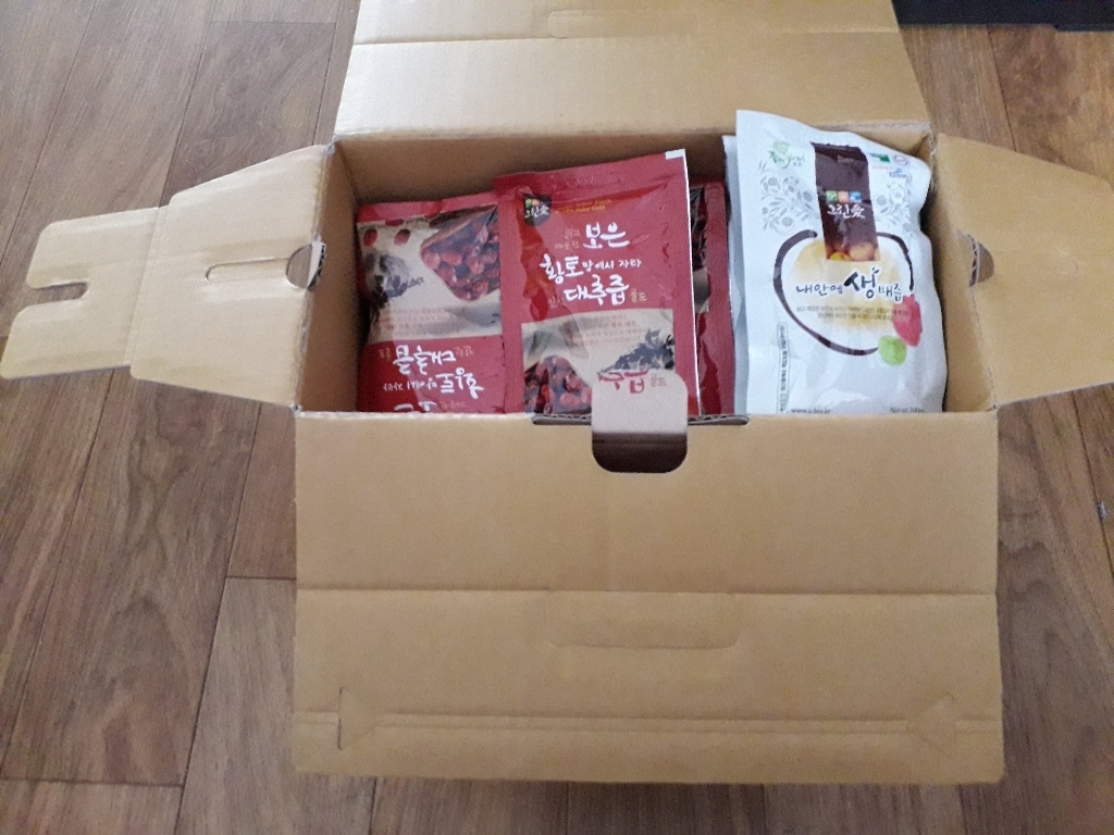 그린애 보은황토대추즙 1box 선물세트