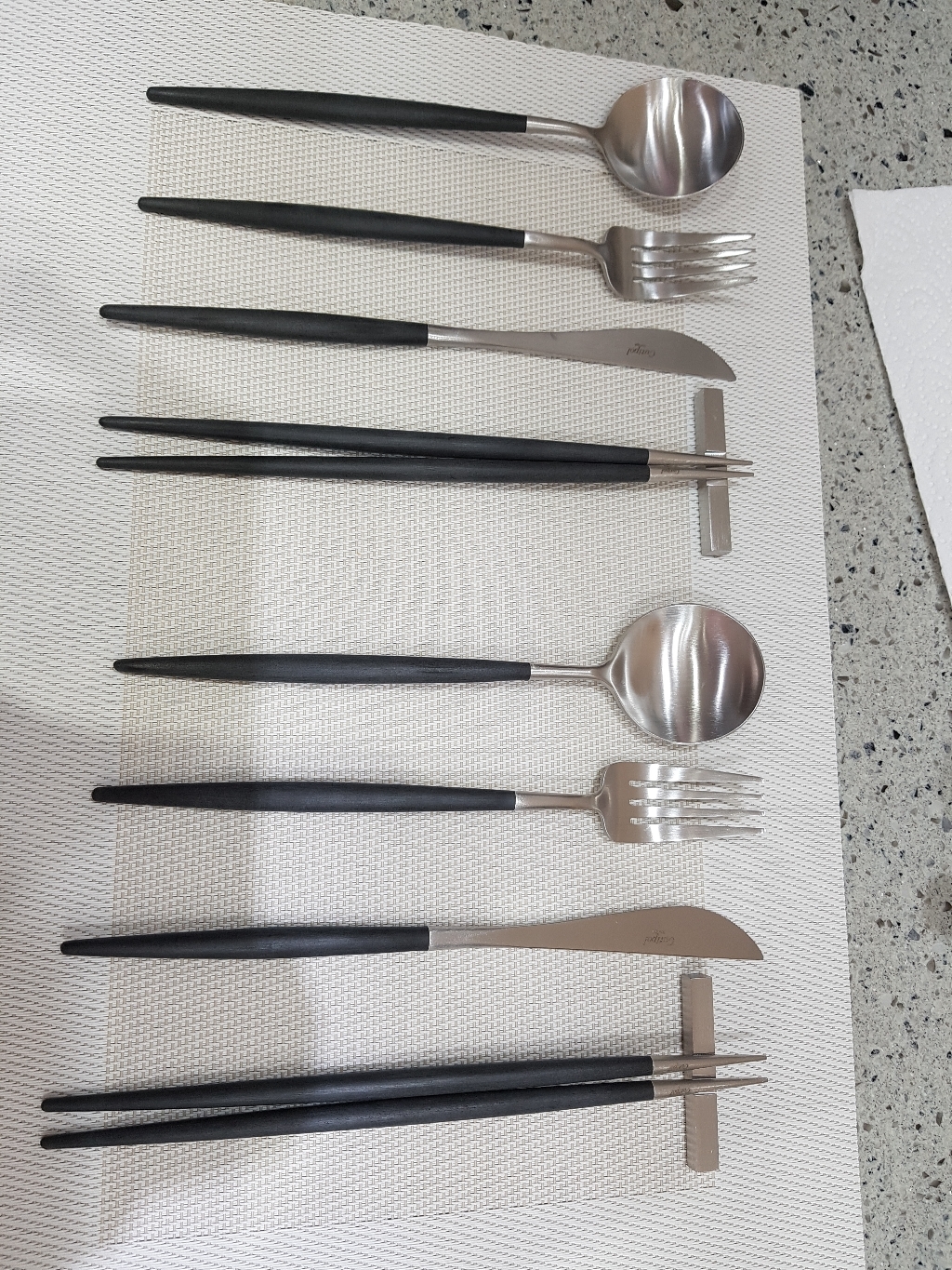 큐티폴 고아 디너 4종 2인조 커트러리