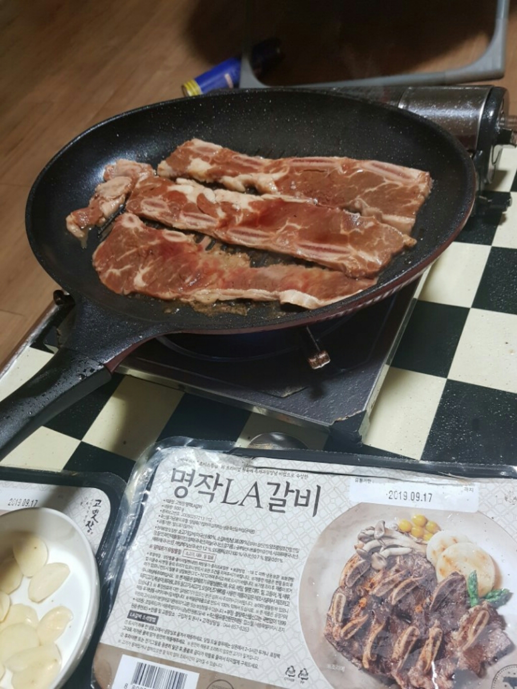 [고빚장] 명작LA갈비 특제과일양념 블랙앵거스 초이스 리뷰후기