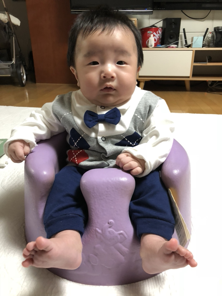 엠케이 남아용 조이멀티 아가일 턱시도 우주복