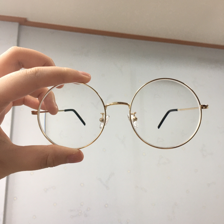 더브릴레 정원형 왕큰 대두 동글이 안경테