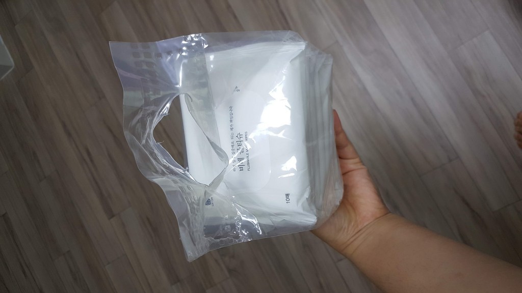 생활공작소 비데 물티슈 휴대형