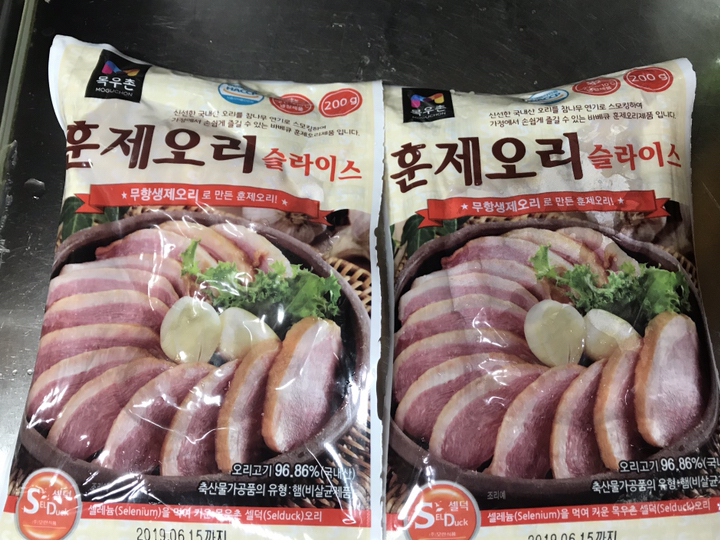 목우촌 오리훈제 슬라이스