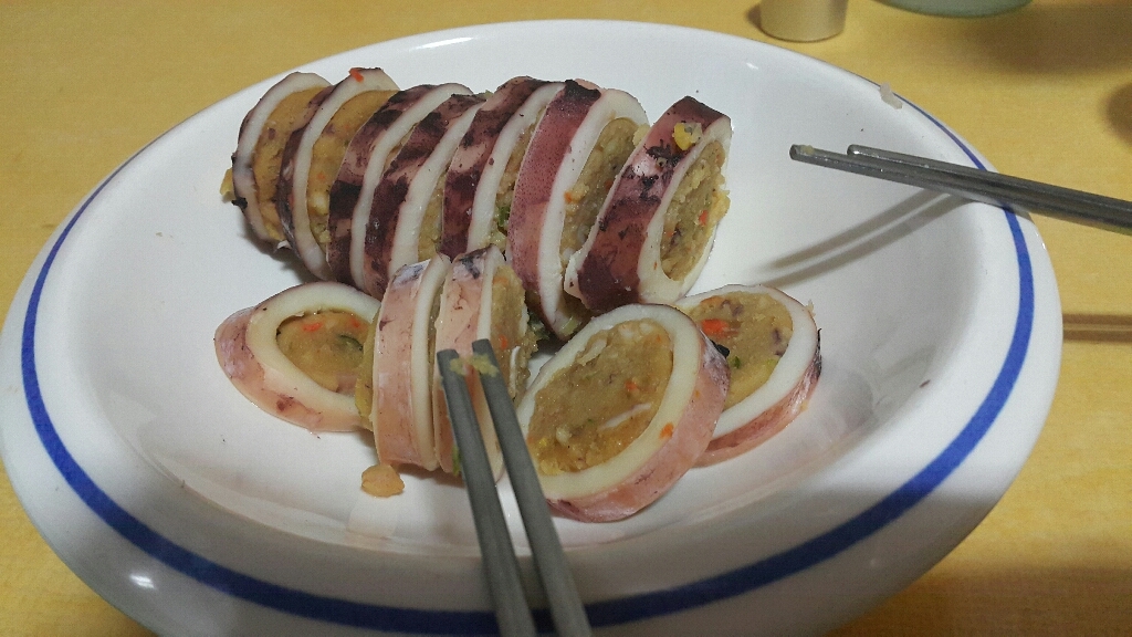 비비수산 오징어순대 매콤한맛