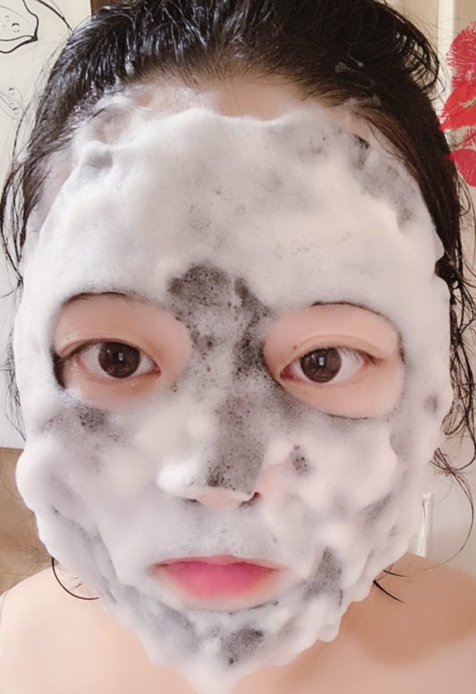 퓨어덤 블랙 O2 버블 클렌징 마스크 참숯 리뷰후기