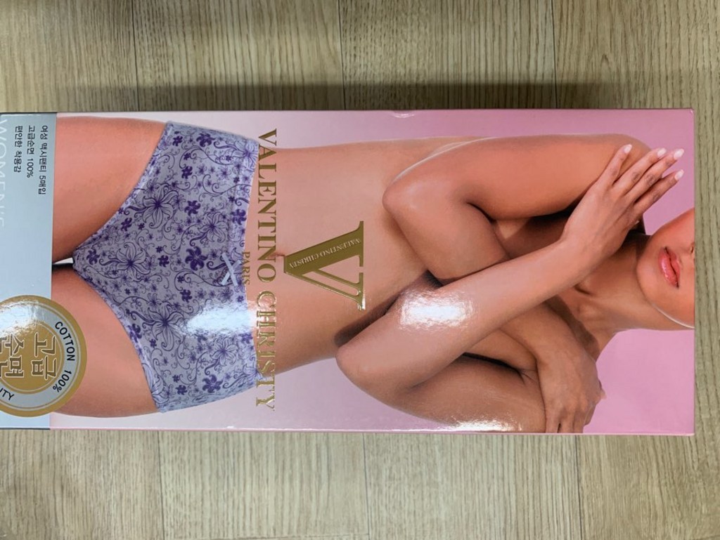 씨엘스토리 여성용 발렌티노크리스티 순면 맥시 팬티 5종 세트 VL001
