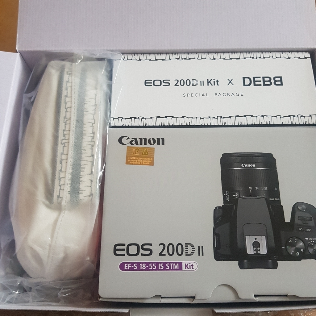 캐논 EOS 200D II DSR 줌렌즈 EF-S 18- F4-56 IS ST KIT