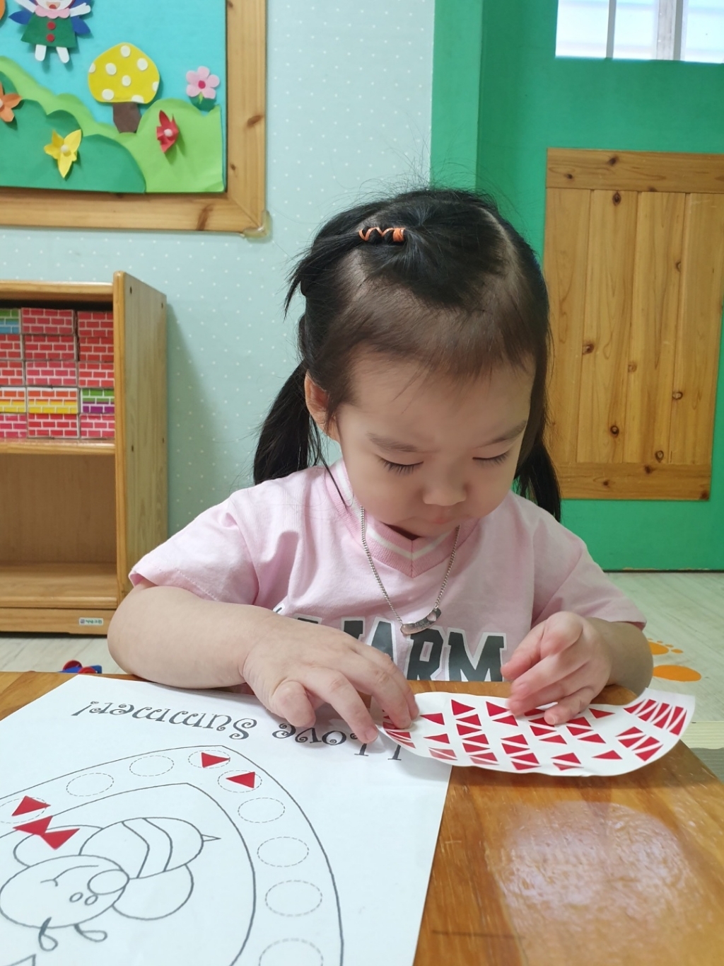 꼰띠키즈 여아용 웜그레이스 상하복