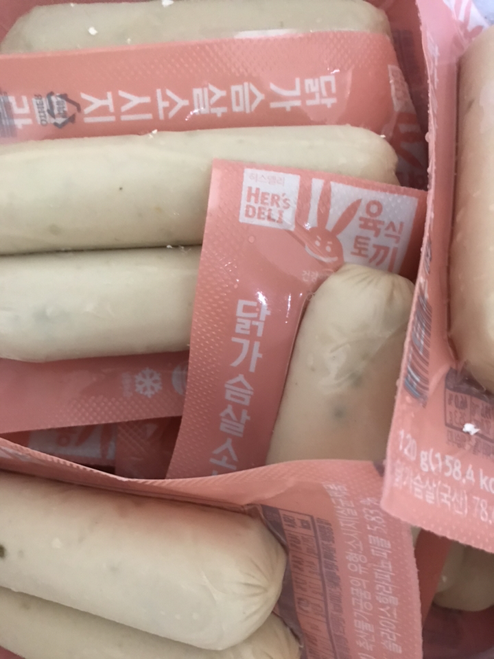 육식토끼 닭가슴살 소세지 12종 12가지 다양한 맛