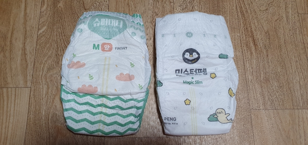 슈퍼대디 리얼소프트 밴드형 기저귀 남녀공용 중형