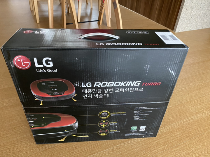 전자 로보킹 터보 로봇청소기 R46RI