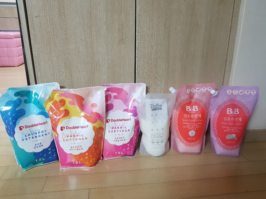 더블하트 유아용 섬유세제 리필