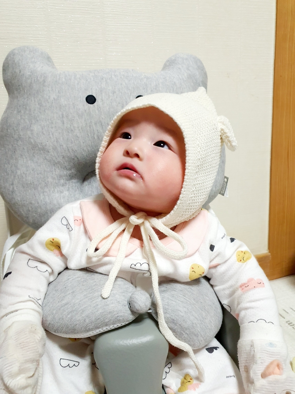 무슈 유아공용 모찌 파일럿 모자
