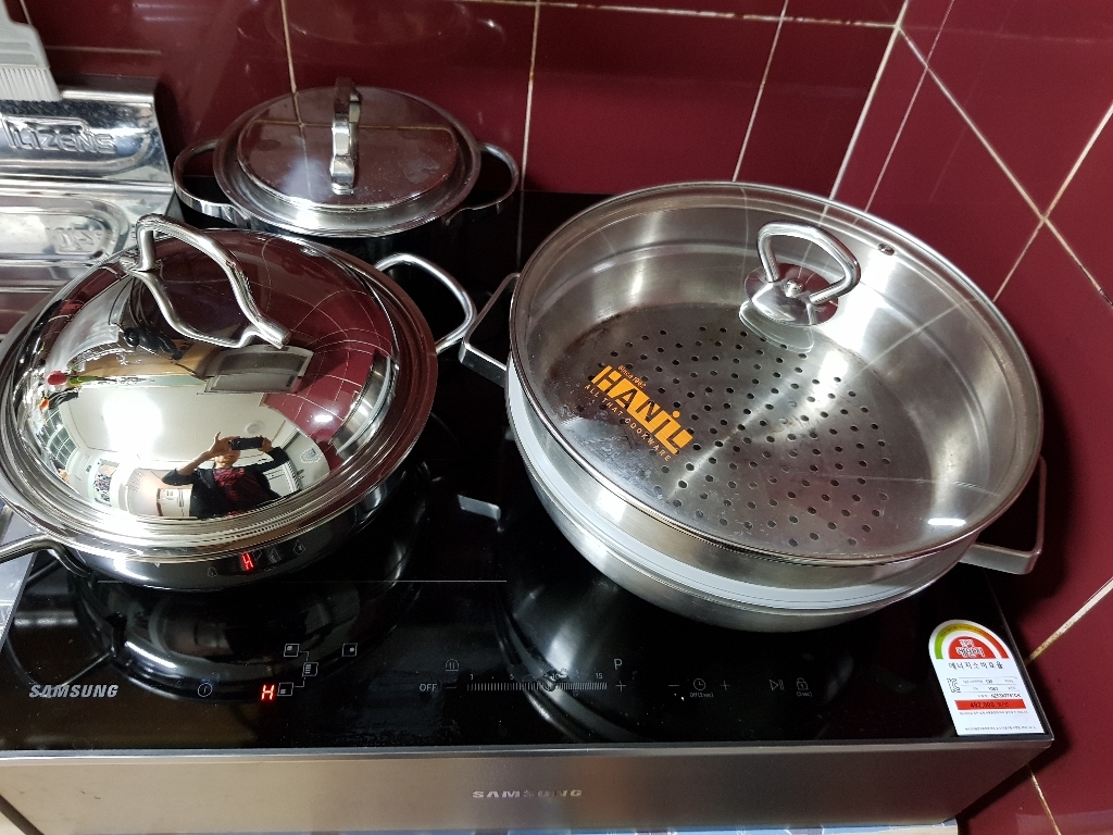벨라쿠진 통삼중 멀티웍 바스켓 찜기 인덕션 IH