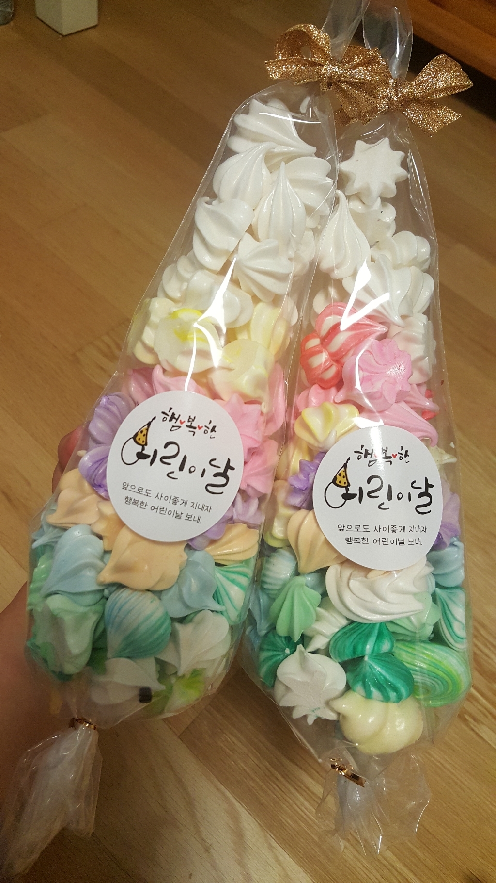 황씨네도시락 캘리 포장스티커