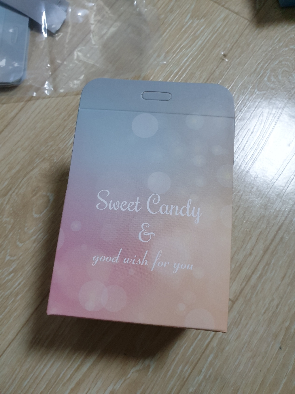 도나앤데코 sweet candy 그라데이션 상자 S 그레이리본