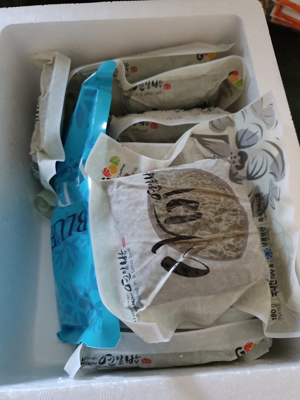 우리네농산물 굿뜨래 연잎밥 국내산 식사대용 _ otus eaf rice