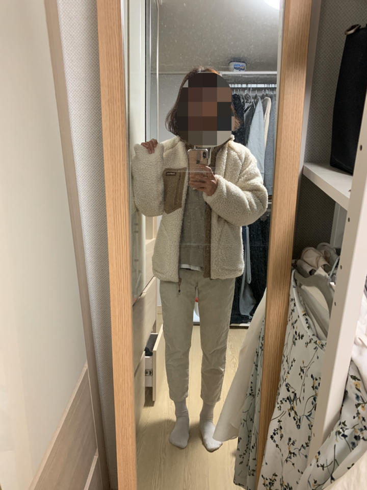 엔비룩 여성용 세상편한골덴 밴딩팬츠 리뷰후기