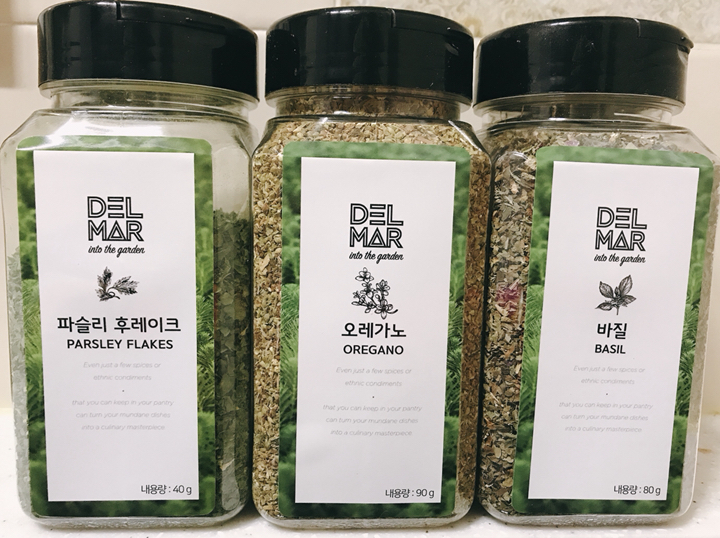 딜리셔스마켓 허브향신료 파슬리 바질홀 오레가노홀
