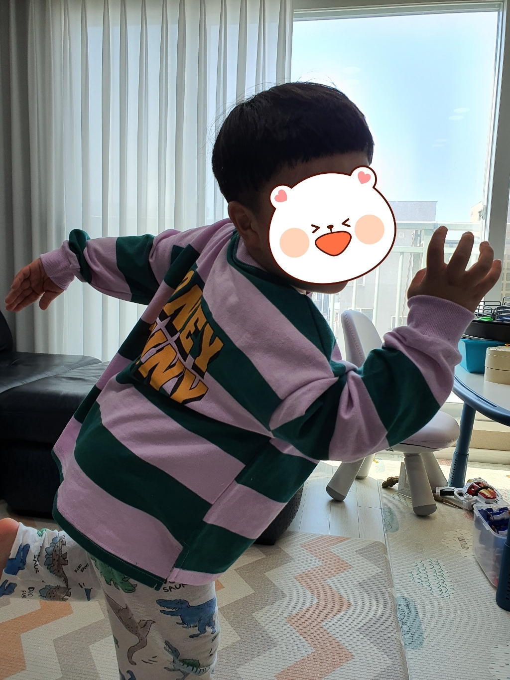 소년마켓 봄 허니버니 트임 맨투맨