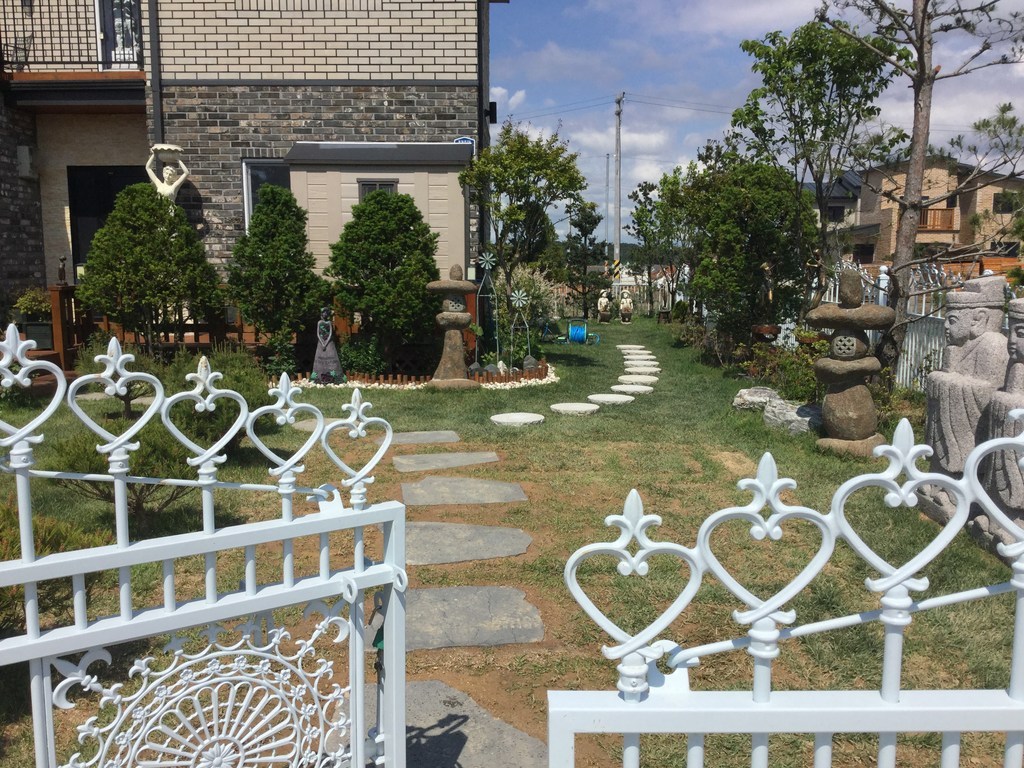 정원 디딤석 맷돌 디딤석