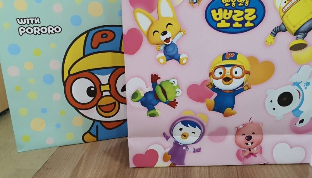 포포팬시 위드 뽀로로 러블리 쇼핑백