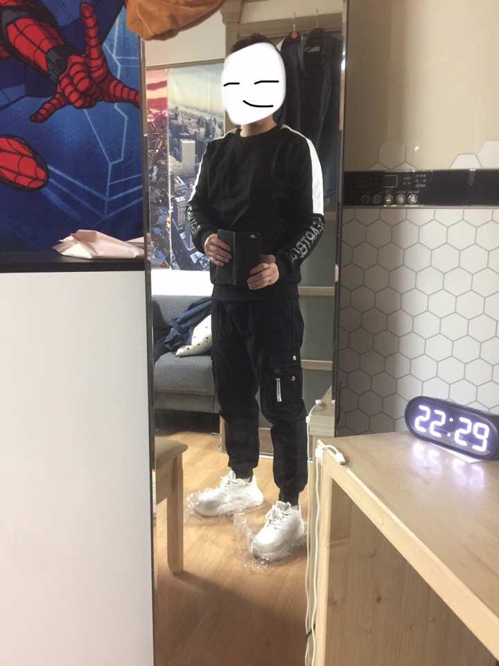 블루포스 남녀공용 플라즈 빅사이즈 켜플 맨투맨 티셔츠