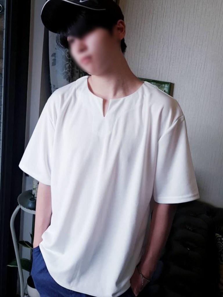 제이붐 남성 트임 베이지 브이넥 분또 반팔티 T053 반팔 티셔츠 리뷰후기