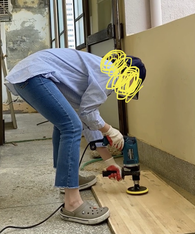 와이지알씨 샌딩패드 5인치 10 암나사형 원형사포 전동 그라인더용