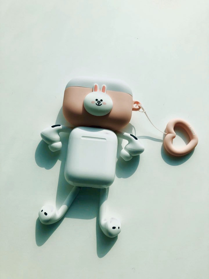 라인프렌즈 에어팟프로 케이스 하트링 듀오 코니