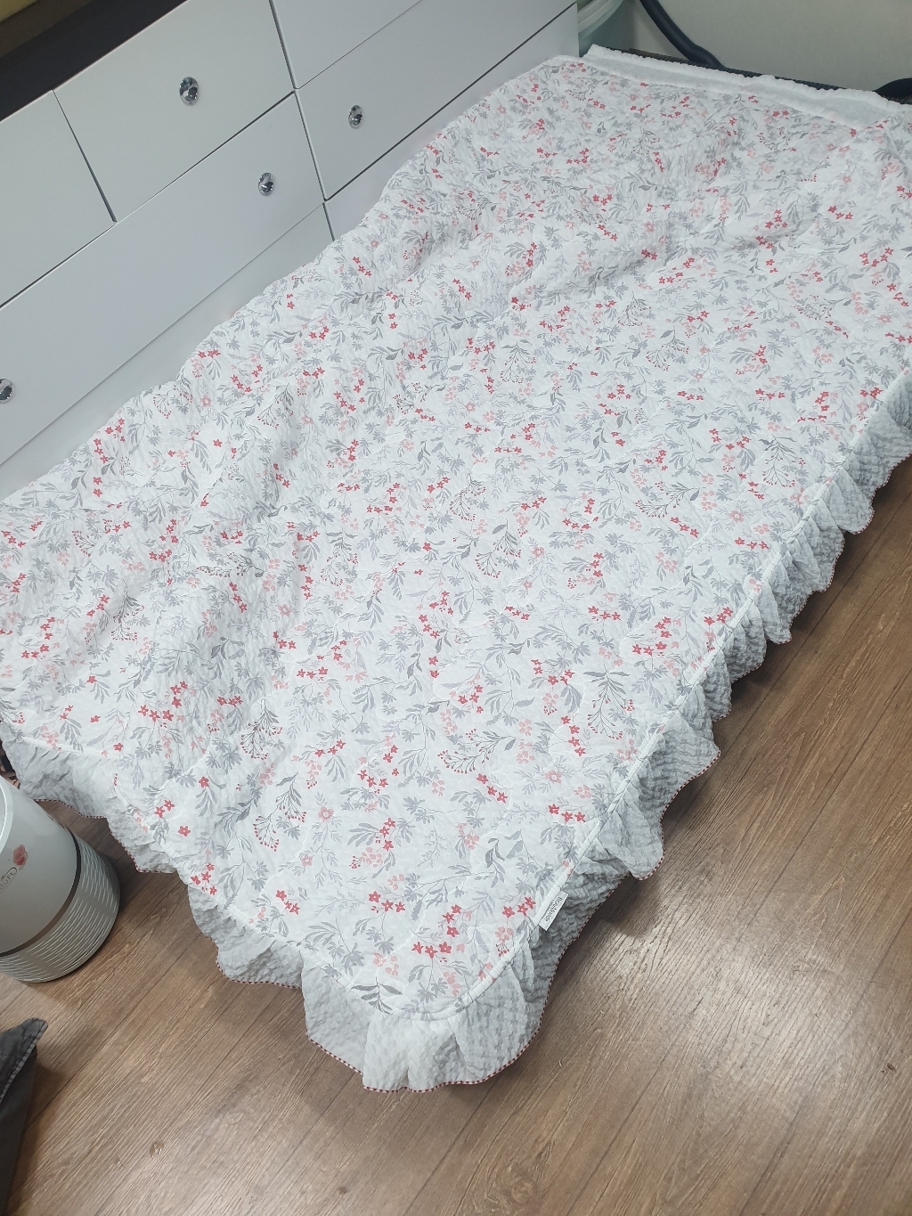 보몽드 루이스 쿨 시어서커 멜로스티치 차렵이불 패드 베개커버