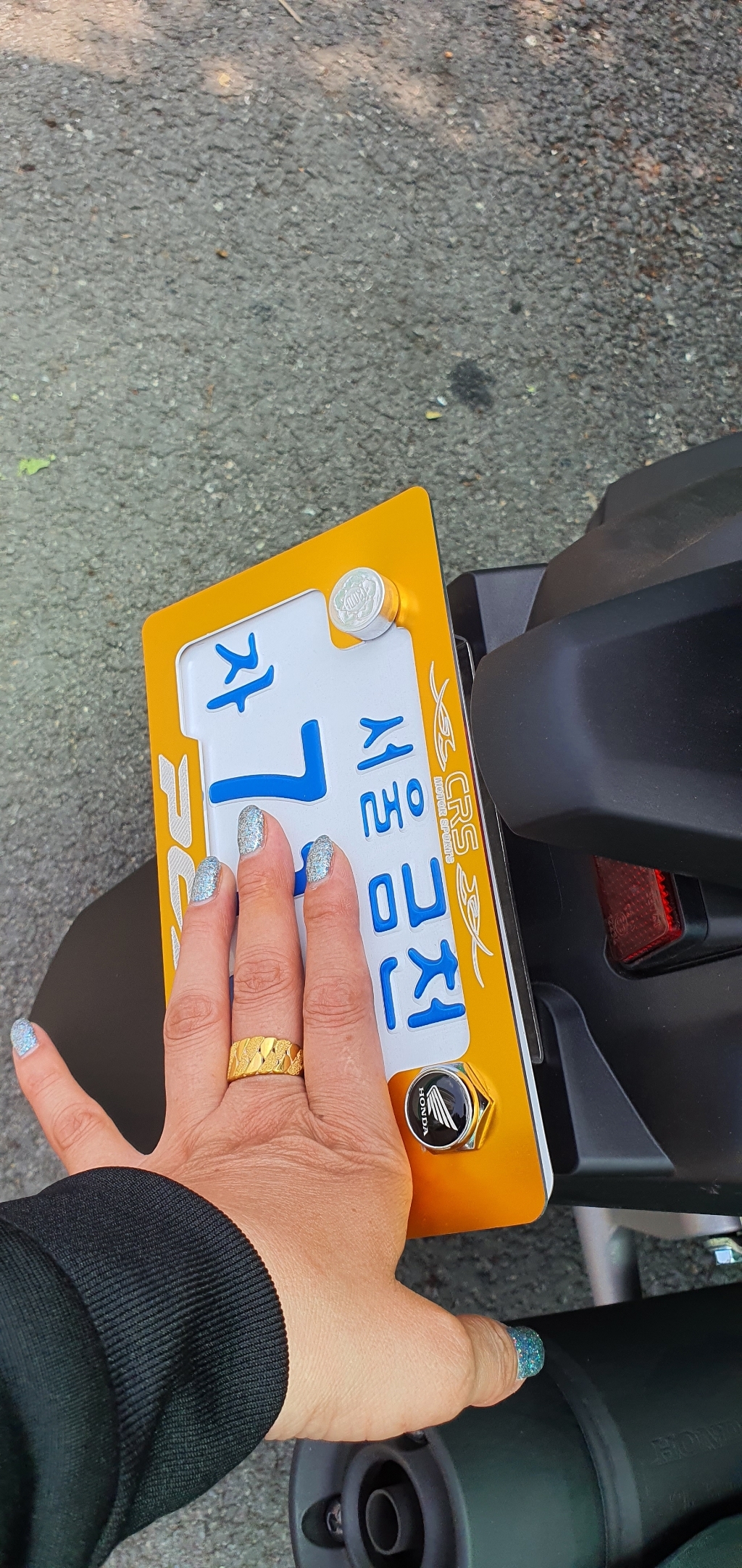 전년식 22년 혼다 CX 튜닝 번판 넘버판 알루미늄 리뷰 후기