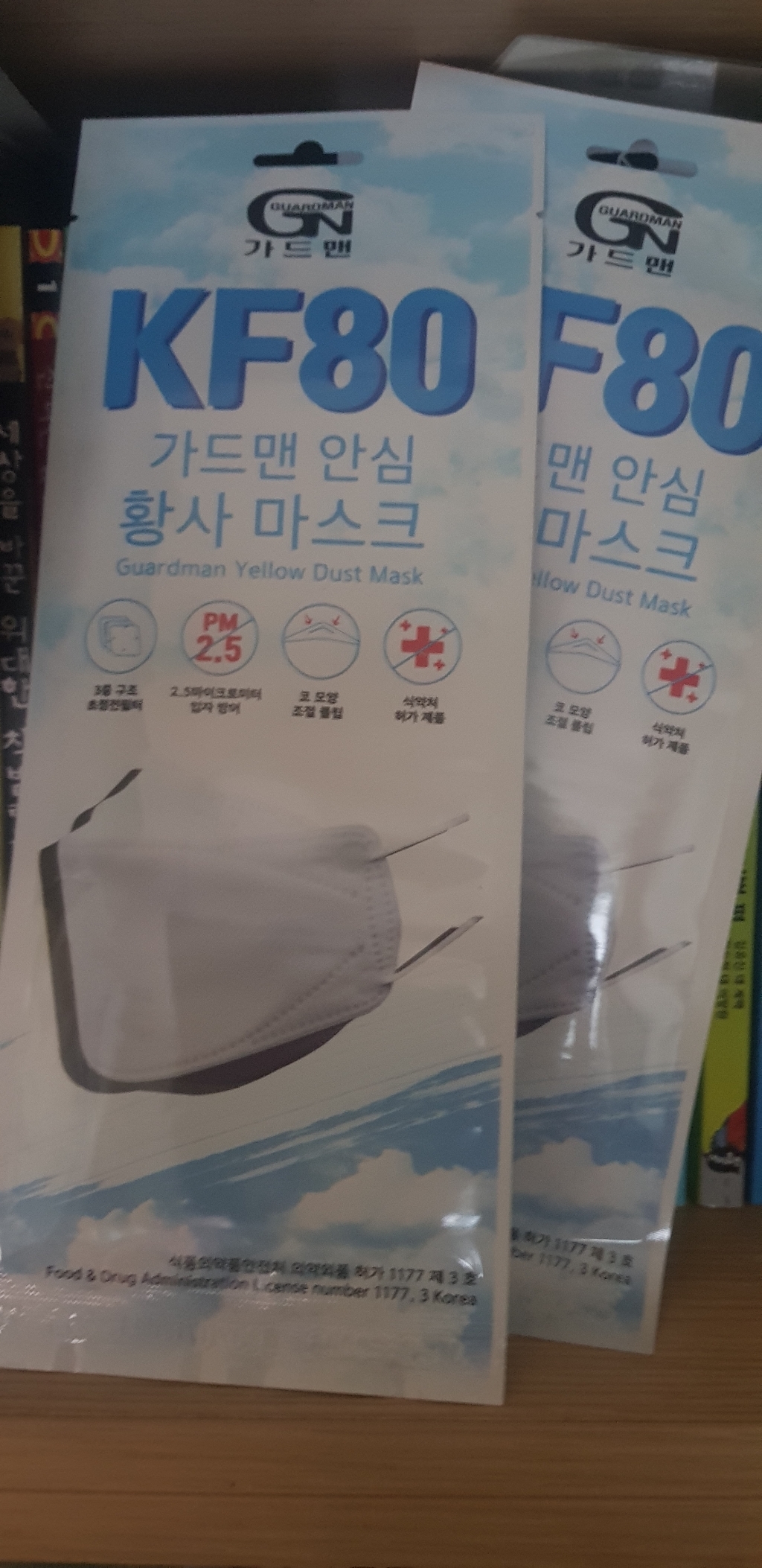 가드맨 안심 황사마스크 대형 KF80 30개입 8개 리뷰후기