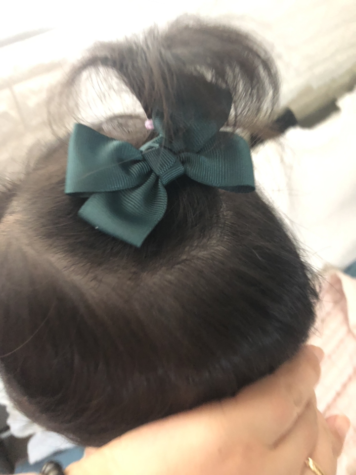 베베메르시 5색상 웜컬러 골직 리본핀세트