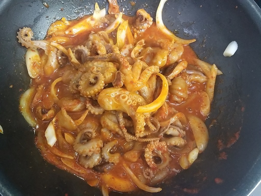 팬더박스 용두동 쭈꾸미 아주매운맛