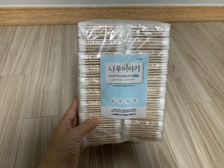 나무이야기 회오리형 더착한 면봉