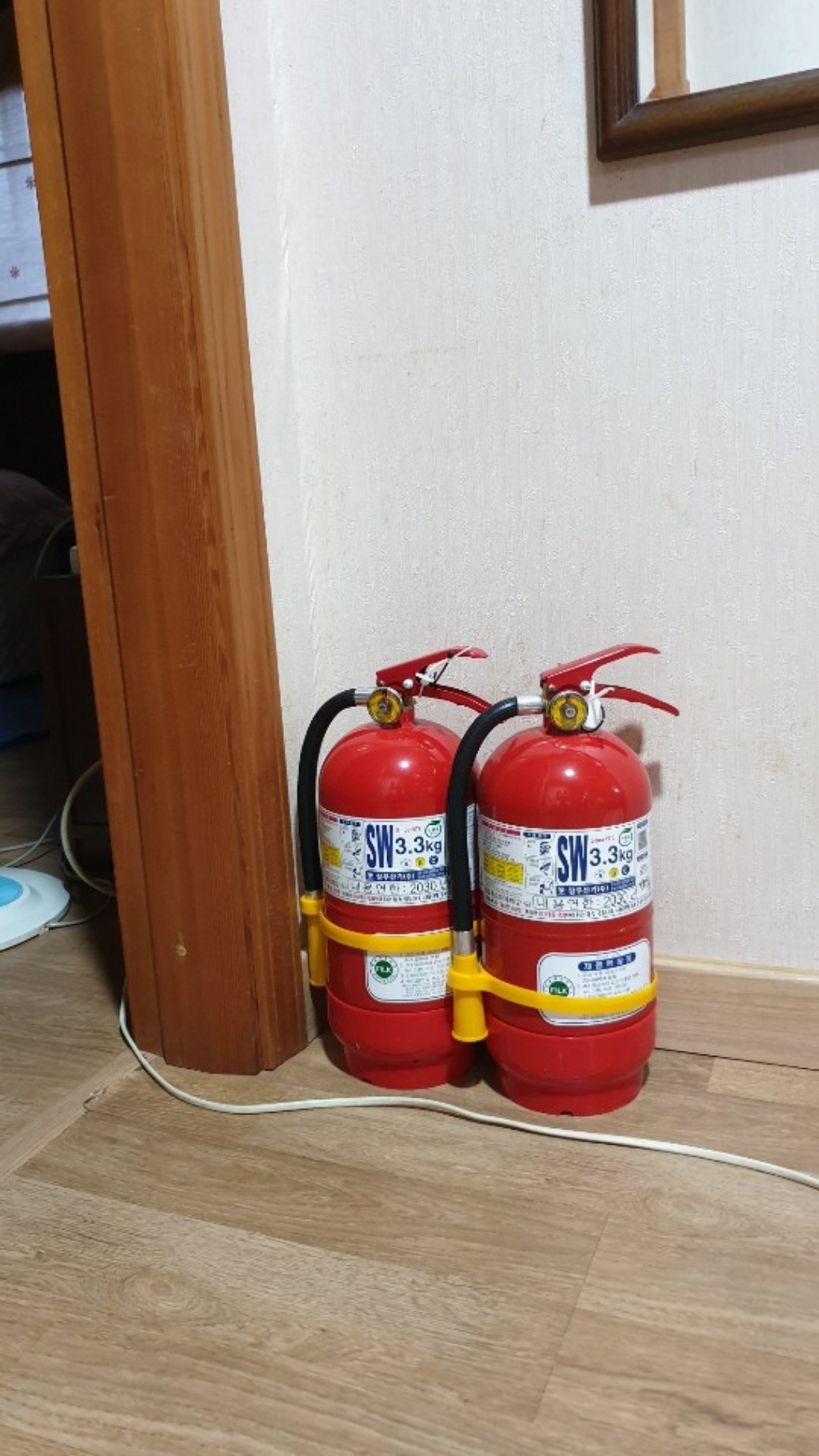 [올국산] 삼우 분말소화기 SW 3 FIK인증 최신제품