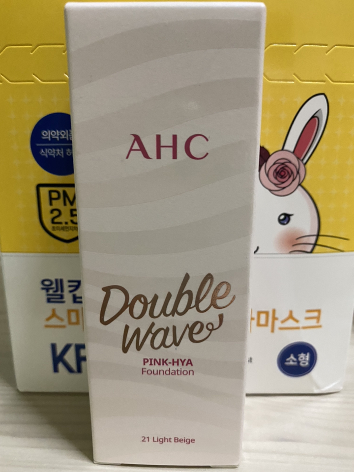 AHC 더블 웨이브 핑크 히아 파운데이션